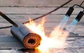 Crackley asphalt flat roofing repairs