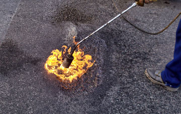 Crackley flat roofing repairs